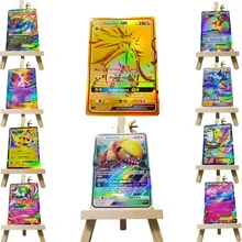 Tarjeta Flash Pokémon en inglés GX EX, juego de mesa, colección de 10 cartas, regalos de Navidad para niños