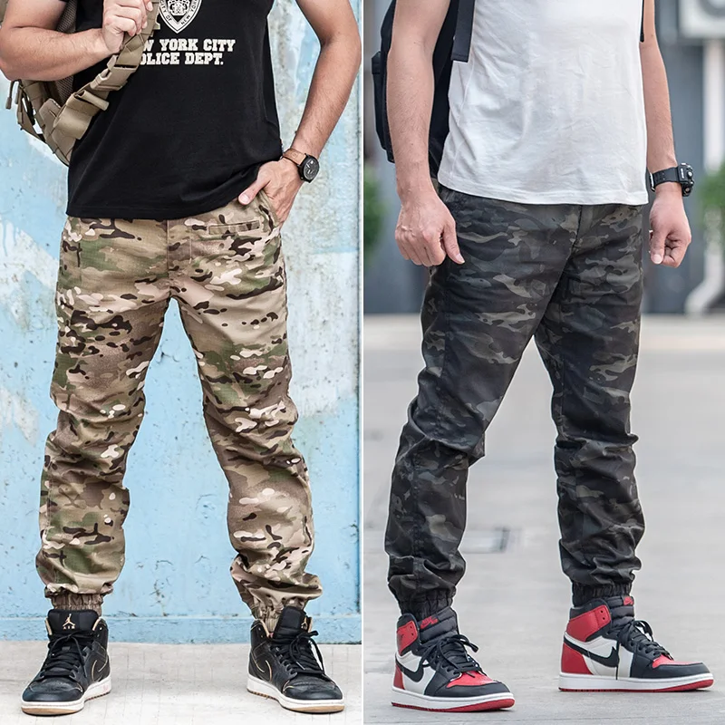 Брюки карго мужские камуфляжные до щиколотки водонепроницаемые|tactical pants|cargo pants