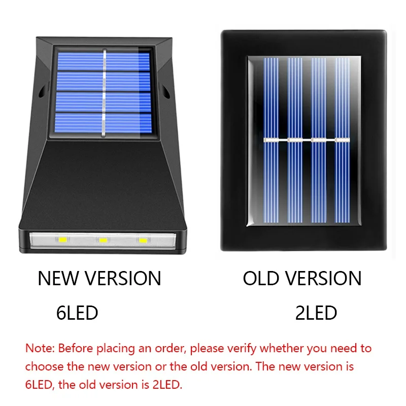 6LED Solar Wall Lamp Outdoor Decoration Garden Wall Lamps Waterproof Lighting for Garden Home Country Decoration Street Light 6LED Solar Wall Lamp Outdoor Decoration Garden Wall Lamps Waterproof Lighting for Garden Home Country Decoration Street Light