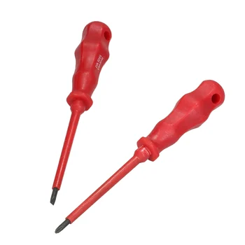 

2pcs Screwdriver Set Magnetic Flat Head Torx Screwdriver Red Repair Tool Wholesale Auto Tools Household diy