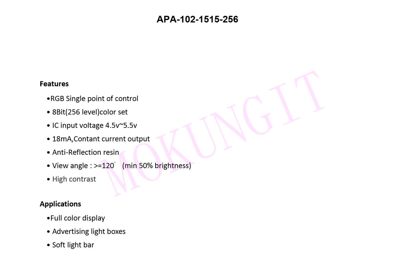 100-1000 шт. APA102 1515 SK6805 EC1515 мини SMD светодиодный чип встроенный контроллер Тип светодиодный полный Цвет SK6812 1515 светодиодный чип DC5V