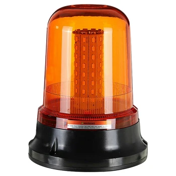 

Amber 80LED Beacon Lamp Rotating Strobe Emergency Flashing Warning Light