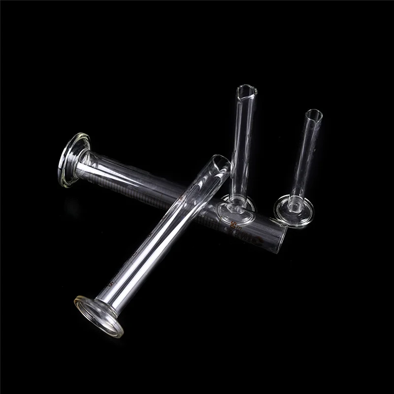 1PC 50ml Graduated Glass Measuring Cylinder Chemistry Laboratory Measure School Laboratory Cylinder