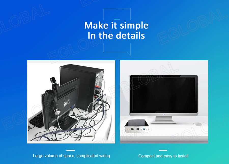 Eglobal Micro PC Barebone with New Intel Core i7 10510U/i3 10110U, Windows TV BOX, 2 LAN, DP, HD, Dual Band WiFi, Desktop Mini Computer. Description Image.This Product Can Be Found With The Tag Names Barebone Mini PC, Computer Office, Eglobal
