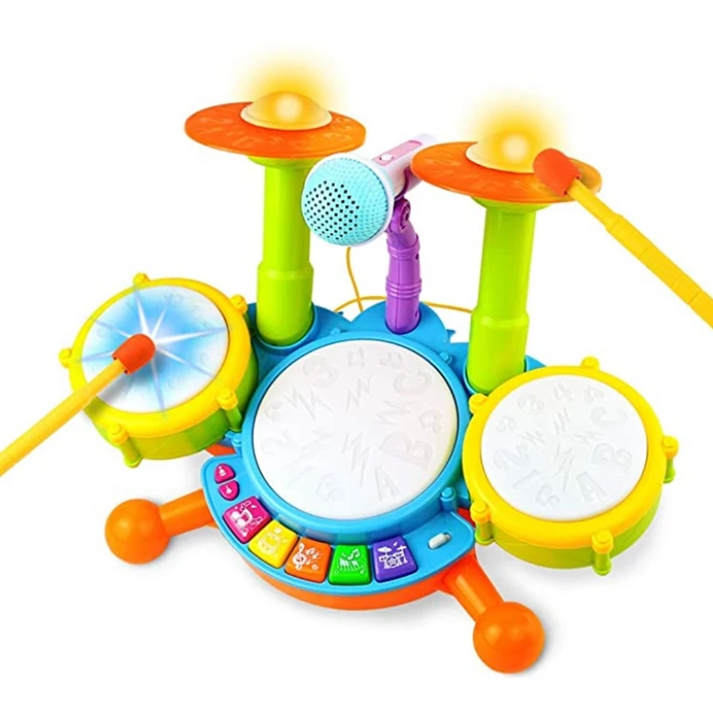 Drum Toy Musical Instruments for Toddlers with Nursery Rhymes