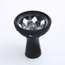 1 шт. огнеупорный стеклянный силиконовый кальян чаши табак для кальяна чаша Sheesha Chicha Narguile Cachimba аксессуары дымовая Водопровод