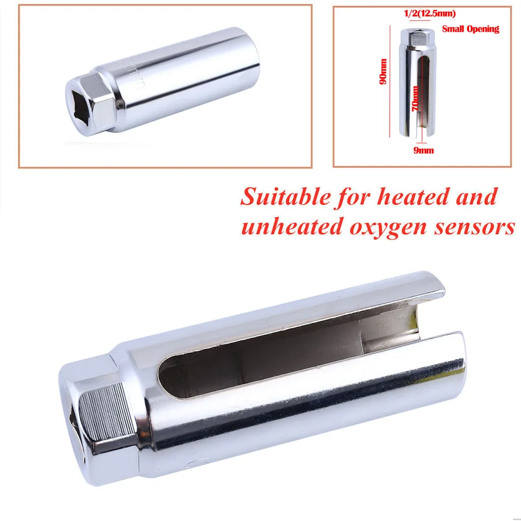 

Brand New 1/2 Oxygen Sensor Assembly Tool Sleeve Socket Remover Installer Kit for heated or unheated 22mm inside diameter 8X