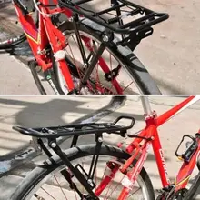 Стиль дисковые тормоза алюминиевый сплав задняя стойка горный велосипед полка велосипедный задний Перевозчик задняя стока пилотируемые вешалка для одежды
