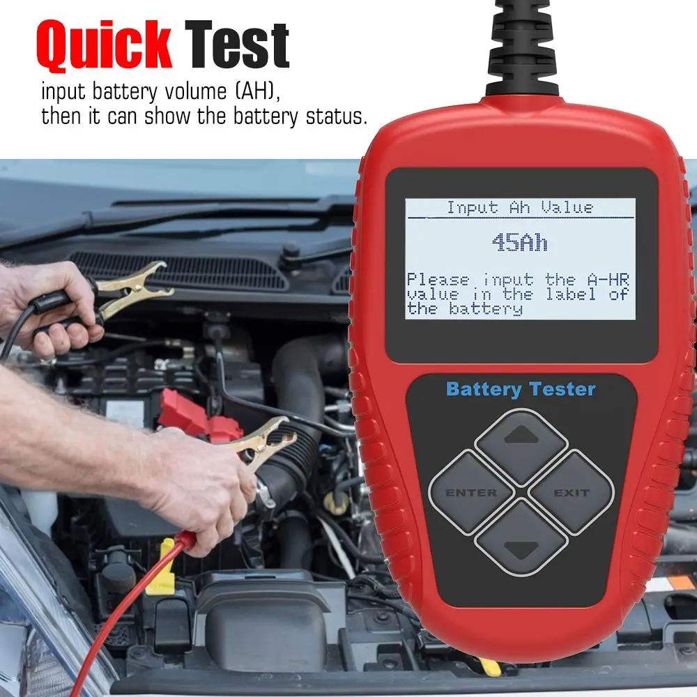 Автомобильный тестер аккумуляторной батареи QUICKLYNKS BA101 12 В|vehicle battery tester|quicklynks ba10112v