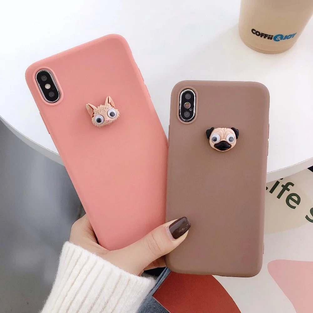 3D Cute Pig Dog Panda Bear DIY Case For Samsung A50 A70 A40 A20 A60 A80 Pizza Burger Cake Cover For Galaxy M10 M20 M30 Soft Case