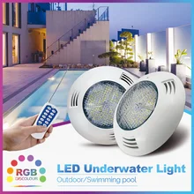 Настенный светодиодный светильник для бассейна 24 Вт 36 Вт IP68 водонепроницаемый 12 в RGB подводный светильник