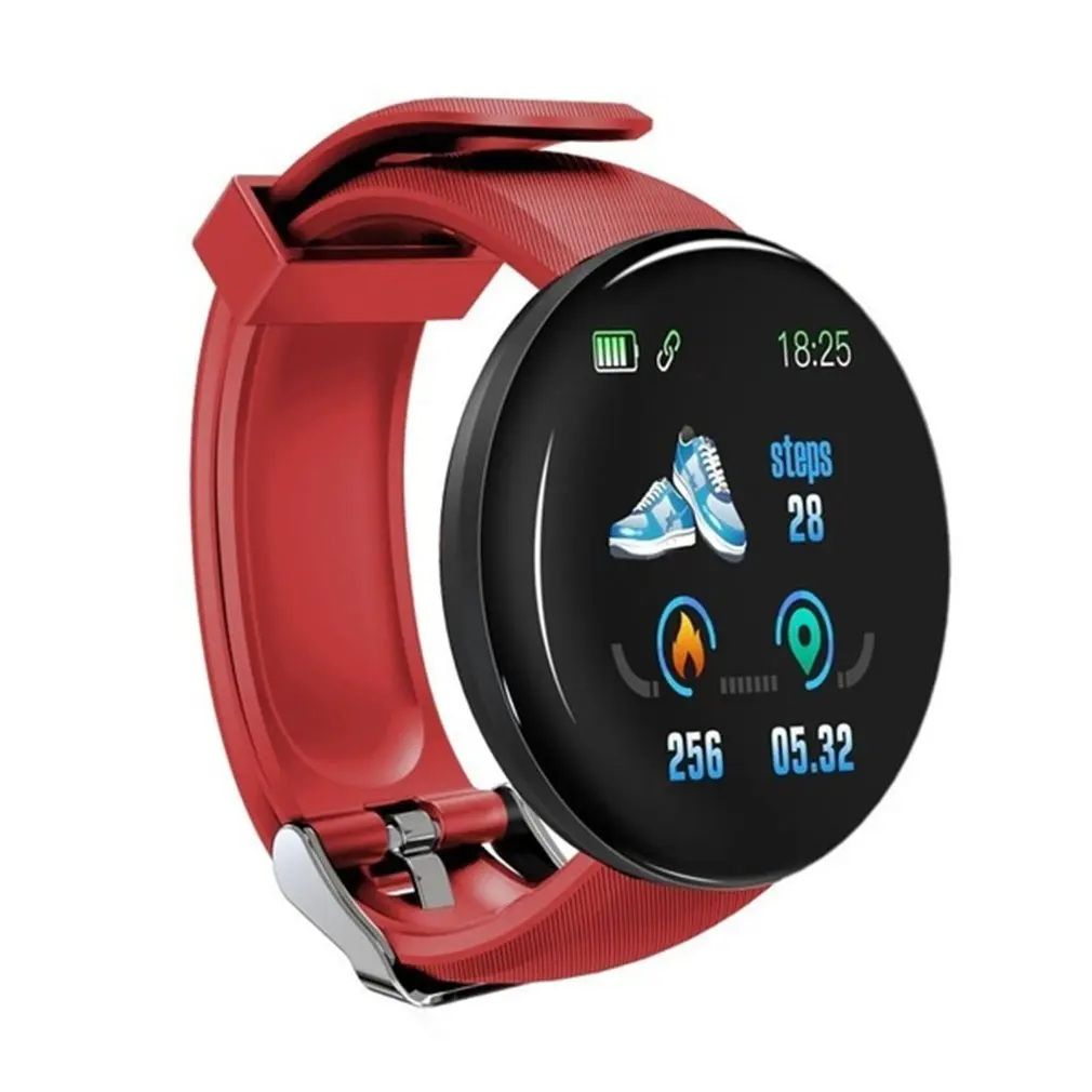 D18 Round Screen Smart Bracelet Color Screen Bracelet Sports Step Sleep Monitoring Sports Bracelet