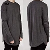 Promo Man Tshirt Thumb-Hole Long-Sleeve Streetwear Oversize-Design Wholesale Fashion Hip-Hop Yypmplgbb