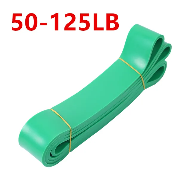 Resistance Bands Exercise Elastic Natural latex Workout Ruber Loop Strength rubber band for Fitness Equipment Training Expander green