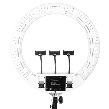 

Yidoblo FS-640SII 20 Inch LED Ring Light Led Lamp 100W with Mirror Make-up for Video Studio Photo Photography Lighting Live Show