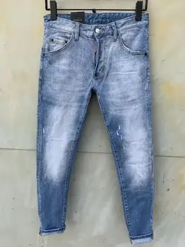 

NEW Men Jeans Ripped for Men Skinny DSQ D2 Jeans Pants Men Jeans Zipper Outwear Man Pants 1 order