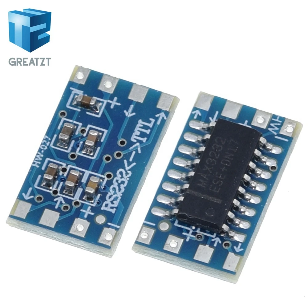 Преобразователь уровня GREATZT mini RS232 MAX3232 плата преобразователя TTL последовательная