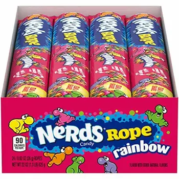 

Nerds Rope Rainbow Candy, 0.92 Ounce Package (Pack of 24)