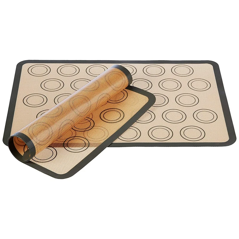 ABSS-силикагель выпечки Pad-2Pcs-Non-Sticky коврик для выпечки плиты и прокатки-торт/Печенье
