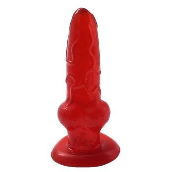 QKKQ Realistic Dog Dildo Pussy Plug With Suction Fake Penis Comfortable Enough Sex Dog And Woman For Man Women Sex Store 4