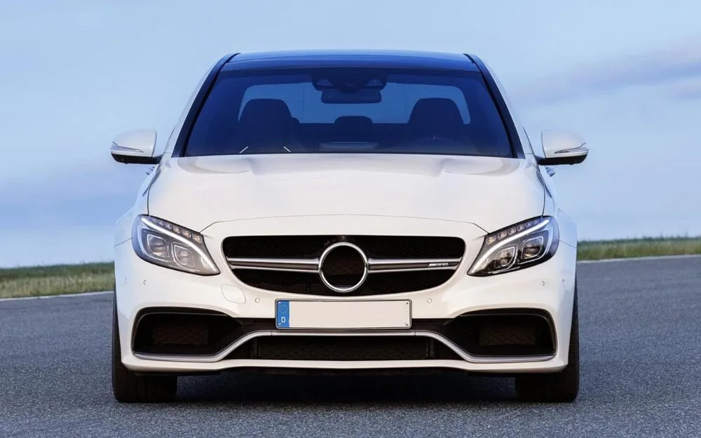 Тюнинг передний бампер PP губы обвес для Brabus стиль Mercedes C Класс Benz W205 C200 C180 C200 C300 4 двери 2 двери Спортивные запчасти