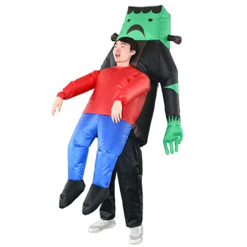 

Alien Inflatable Costume Funny Hold up Costume For Festival Halloween Carnival Performance Halloween Props