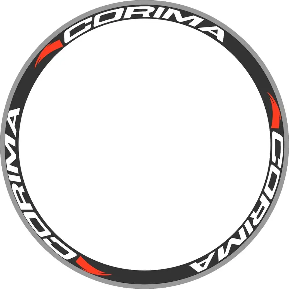 Disc Wheel Decals Stickers Carbon bike bicycle velo disque Corima Carbon Plus 