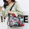 Fashion Woman Nylon Laptop Backpack Multifunctional Floral Zipper Soft Travel Bag Mochila Feminina School Bags For Teenage Girls ► Photo 2/6