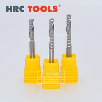 

5mm Shank Solid Carbide Spiral Milling Cutter One Flute End Mill Router Bit PVC Wood Cutting Tool AAAAA Series