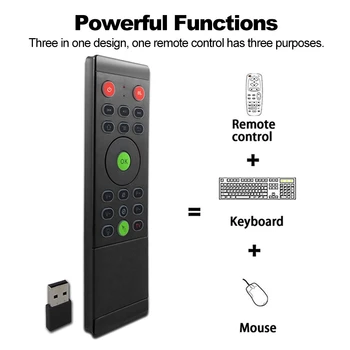 

Air Mouse Wireless Keyboard Touchpad Double-side Handheld Remote Control