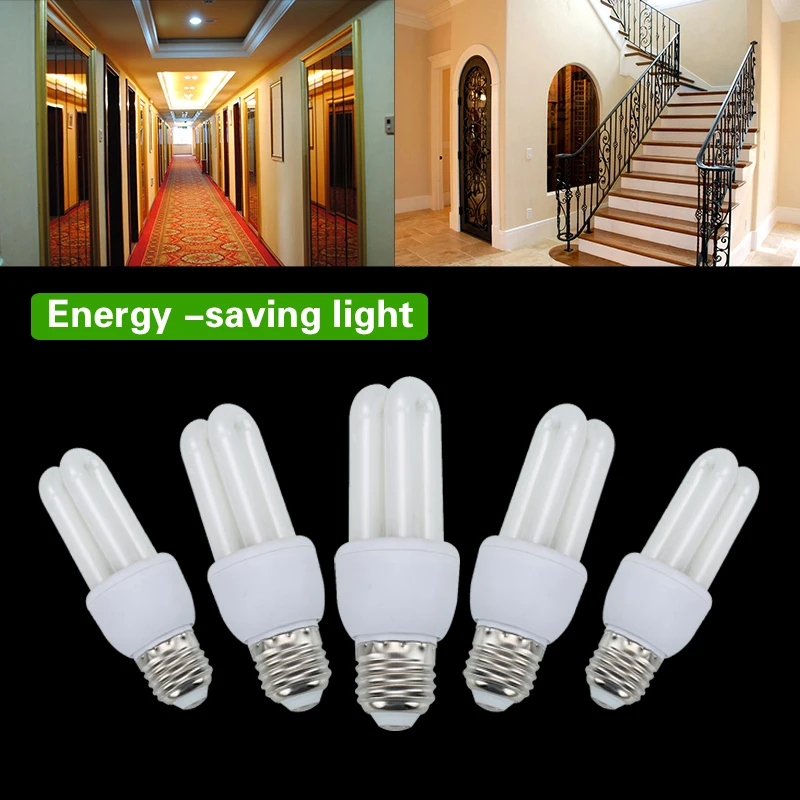 Энергосберегающий светильник, лампа 5 Вт, 9 Вт, 11 Вт, 15 Вт, 20 Вт, E27, винт, 2U, образный светильник, лампы для дома, CFL светильник, cfl светильник для помещений