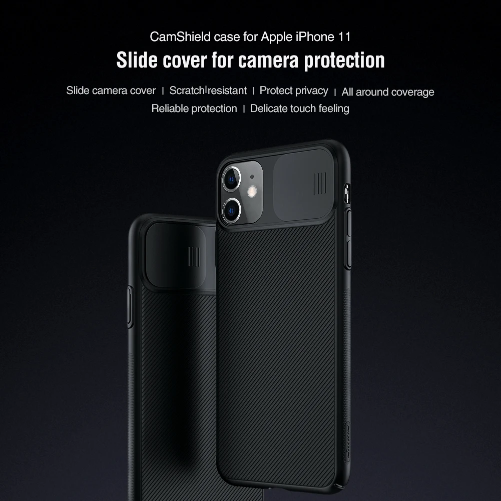 Чехол Nillkin CamShield для iPhone 11/11 Pro/11 Pro Max PC черный зеркальный чехол для телефона для iPhone 11 Pro Max