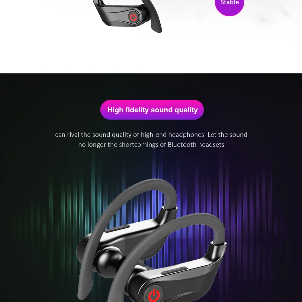 CBAOOO TWS Bluetooth гарнитура наушники беспроводные наушники стерео Бег Спорт бас с микрофоном для iPhone Xiaomi huawei