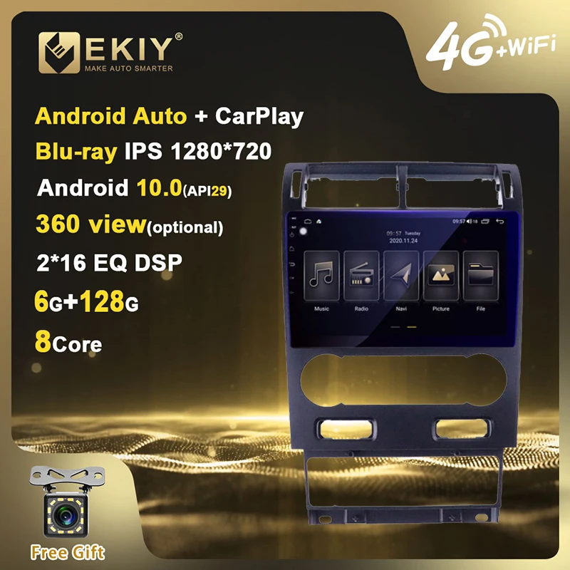 EKIY Blu-Ray IPS DSP Android 10 для Ford Mondeo 3 2000-2007 автомобильное радио мультимедийный