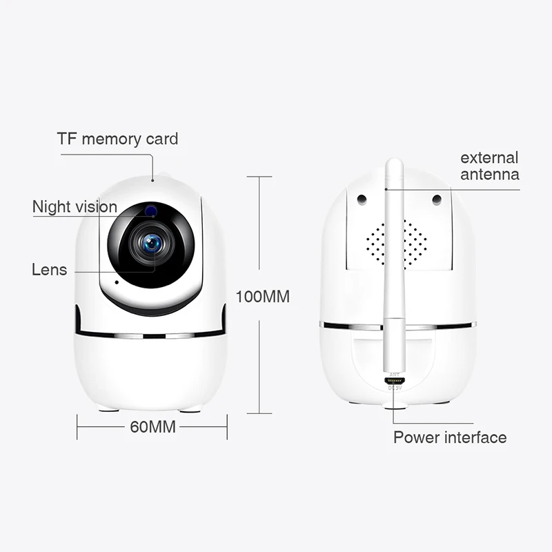 Мини камера видеонаблюдения HD 1080p Wi Fi|Радионяни| |