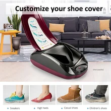 Интеллектуальная машина для изготовления пленки для обуви домашняя Автоматическая одноразовая машина для изготовления чехлов для обуви с использованием функции памяти 200 шт. Чехлы для обуви