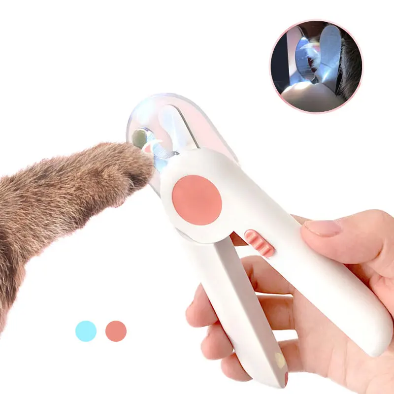 Pet Professional Dog Nail Clippers With LED Light Anti-spatter Painless Pet Nail Clipper Paw Nails For Dog & Cat Grooming Pet Professional Dog Nail Clippers With LED Light Anti-spatter Painless Pet Nail Clipper Paw Nails For Dog & Cat Grooming