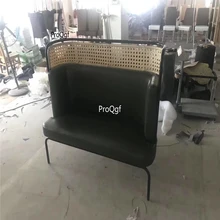 Ngryise 1 шт. набор Minshuku кожаный стул из ротанга