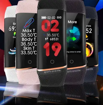 

New Arrival Termometro Digita Sport Smart Watch Ultrathin Waterproof Bluetooth Heart Rate Blood Pressure For Xiao Mi Samsung