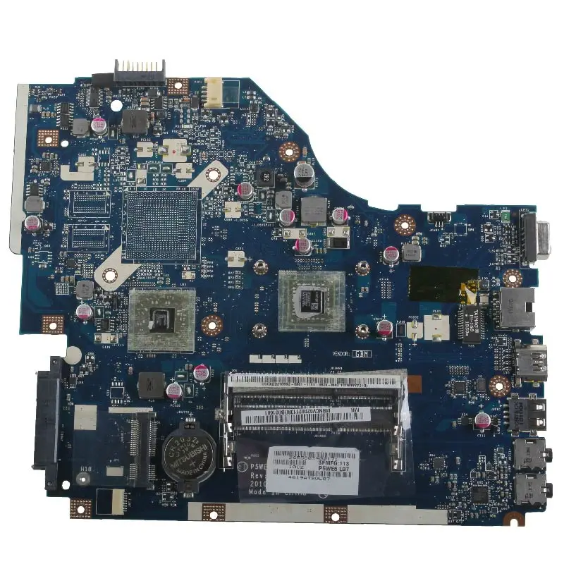 P5WE6 LA-7092P Laptop motherboard Para ACER Aspire