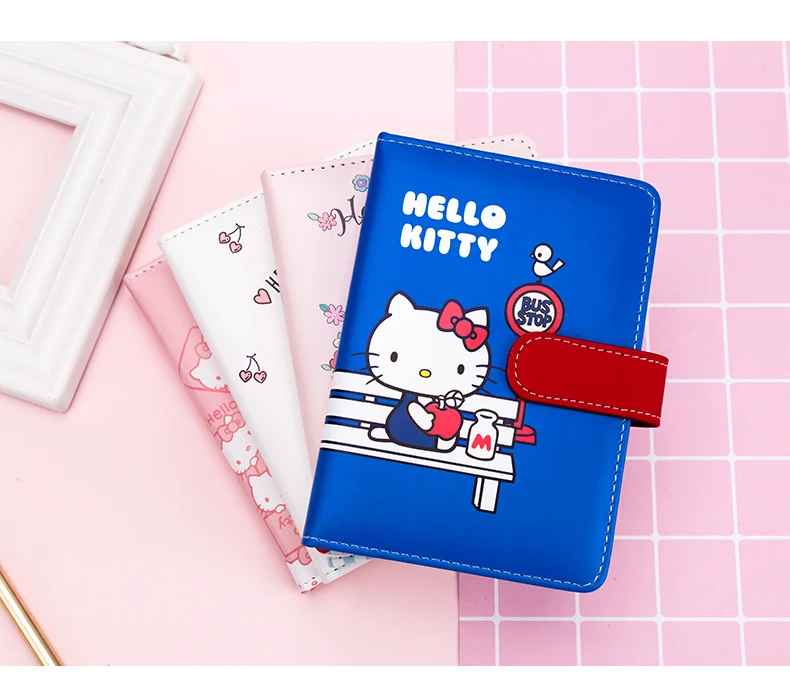 Hello Cartoon Cat A6 планировщик недатированный ежемесячный график страница+ точечная+ пустая бумага 128 листов