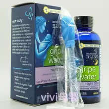 Mommy's Bliss Baby's Успокаивающая вода, метеоризм, молоко, колики/боль в кишке, вода для снятия удушения/1 шт