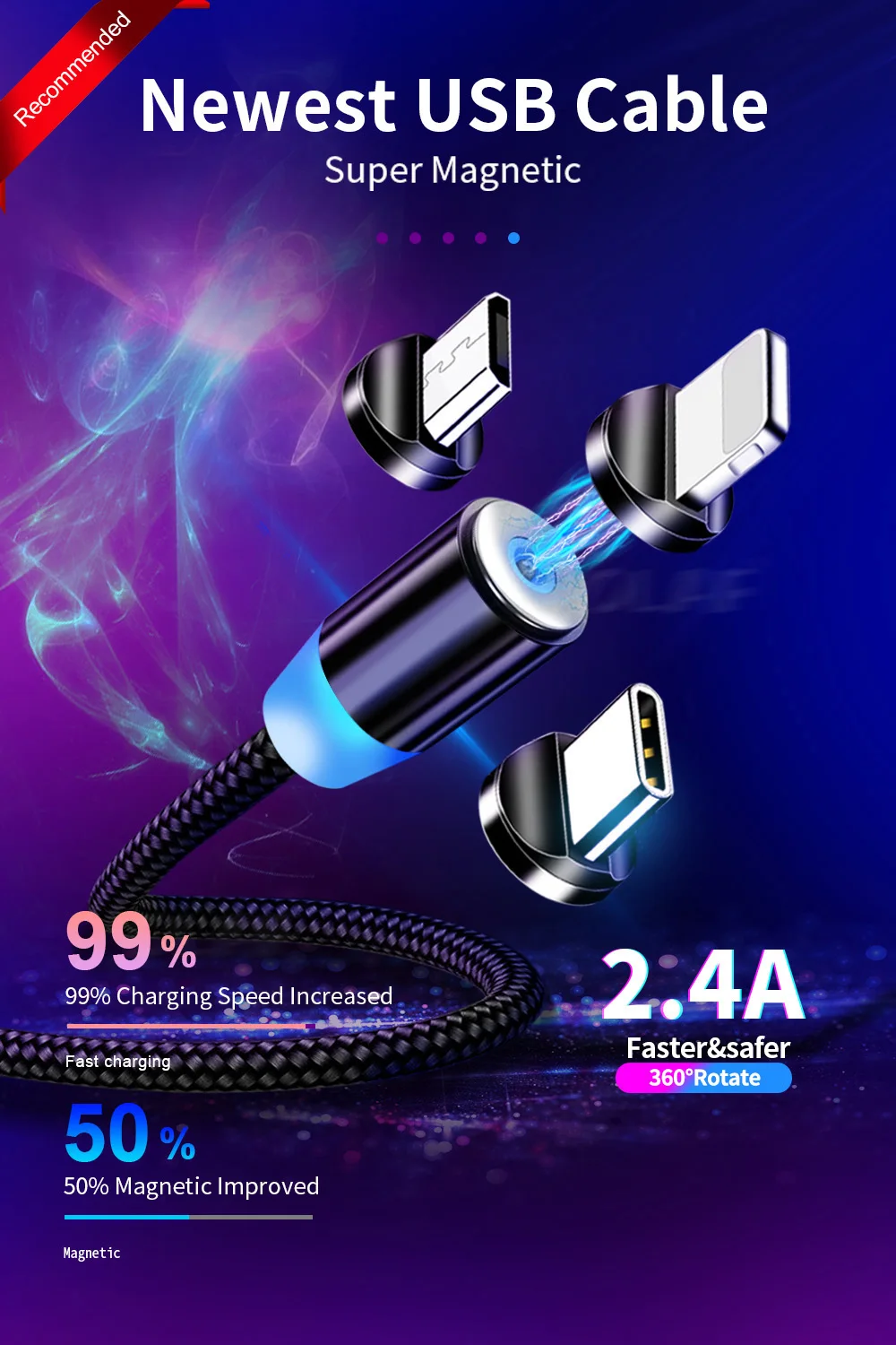 Магнитный кабель Олаф usb type C/Micro usb кабель для iphone XR 7 Xiaomi быстрое зарядное устройство кабель Microusb Кабели для мобильных телефонов USB C шнур