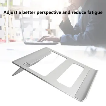 

Foldable Laptop Stand for Macbook Aluminum Adjustable Desktop Tablet Holder Desk Table Mobile Phone Stand For Desk Table Laptop