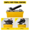 VEVOR 2.3L Fuel Tank 10000 PSI Air Hydraulic Foot Pump Single Acting with 200cm Oil Pipe & Spray Gun for Auto Repair Oil Rigging 4