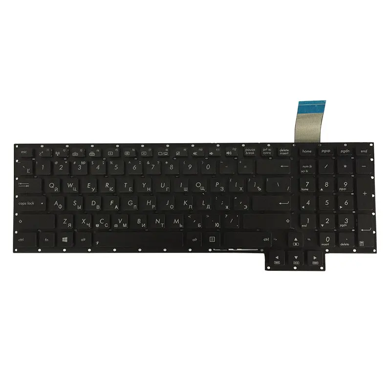 Русская клавиатура для ноутбука Asus G750 G750JH G750JM G750JS G750JW G750JX G750JZ RU черная