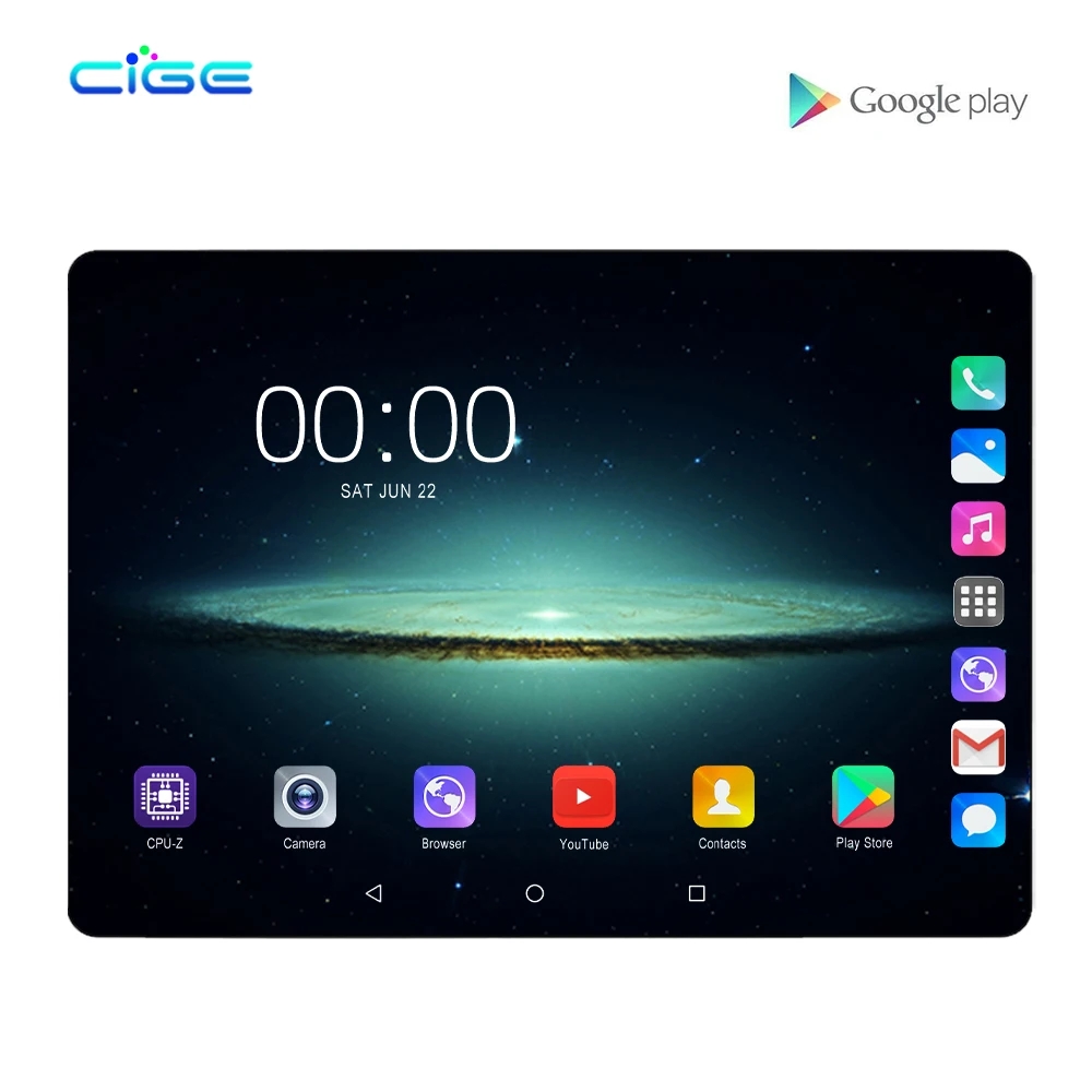 CIGE 10,1 дюймов планшетный ПК FHD 1920*1200 ips 4G LTE телефонные звонки планшеты 10 ядер 6 ГБ ОЗУ 64 Гб ПЗУ две sim-карты WiFi gps Bluetooth 10