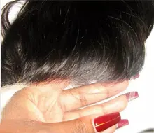 Cierre Frontal de malla HD liso, cabello humano brasileño de 5x5, cierre de encaje transparente con pelo de bebé prearrancado