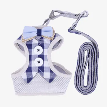 

Anti-Breakout Cat Rope Work Vest Type Chain Cat Rope Cat Traction Snap-In Design Breathable Cat Harness Protect The Cat 1 Set