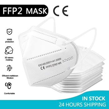 

FFP2 Face Mask KN95 Facial Masks Filter Mask Maske Filtration Mouth Masks Dustproof Respirator mascarillas tapabocas